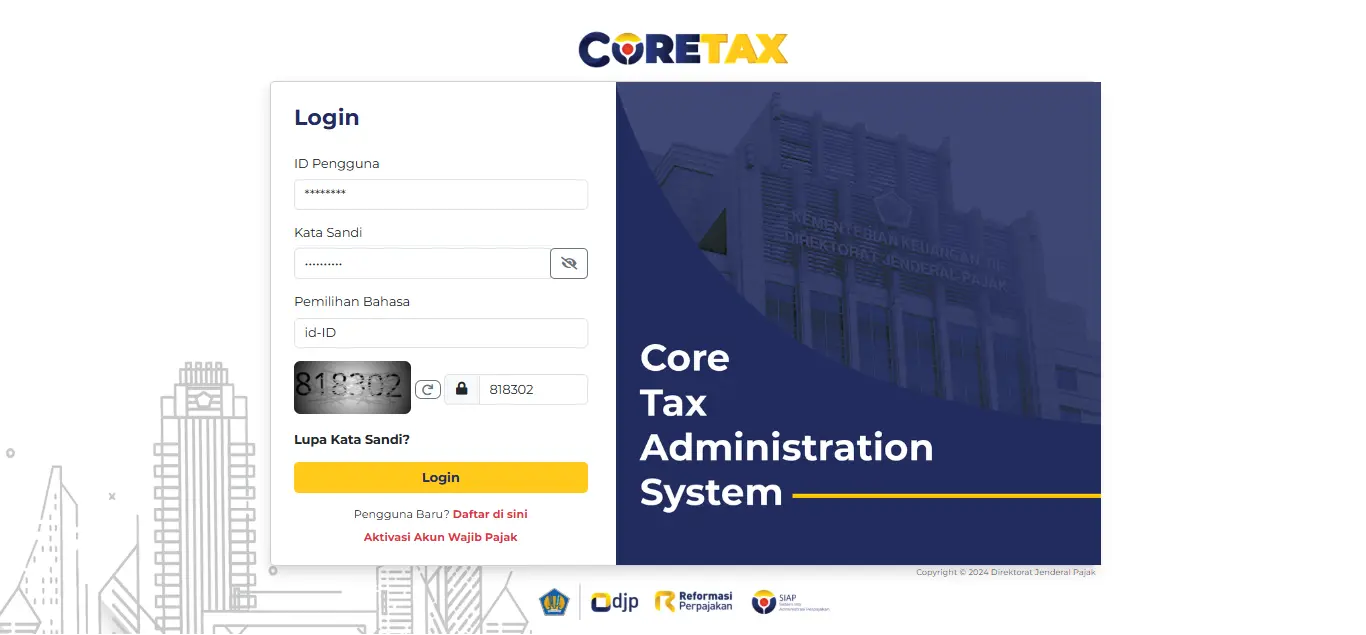 Surat Tagihan Pajak (STP) Melalui Via CoreTax