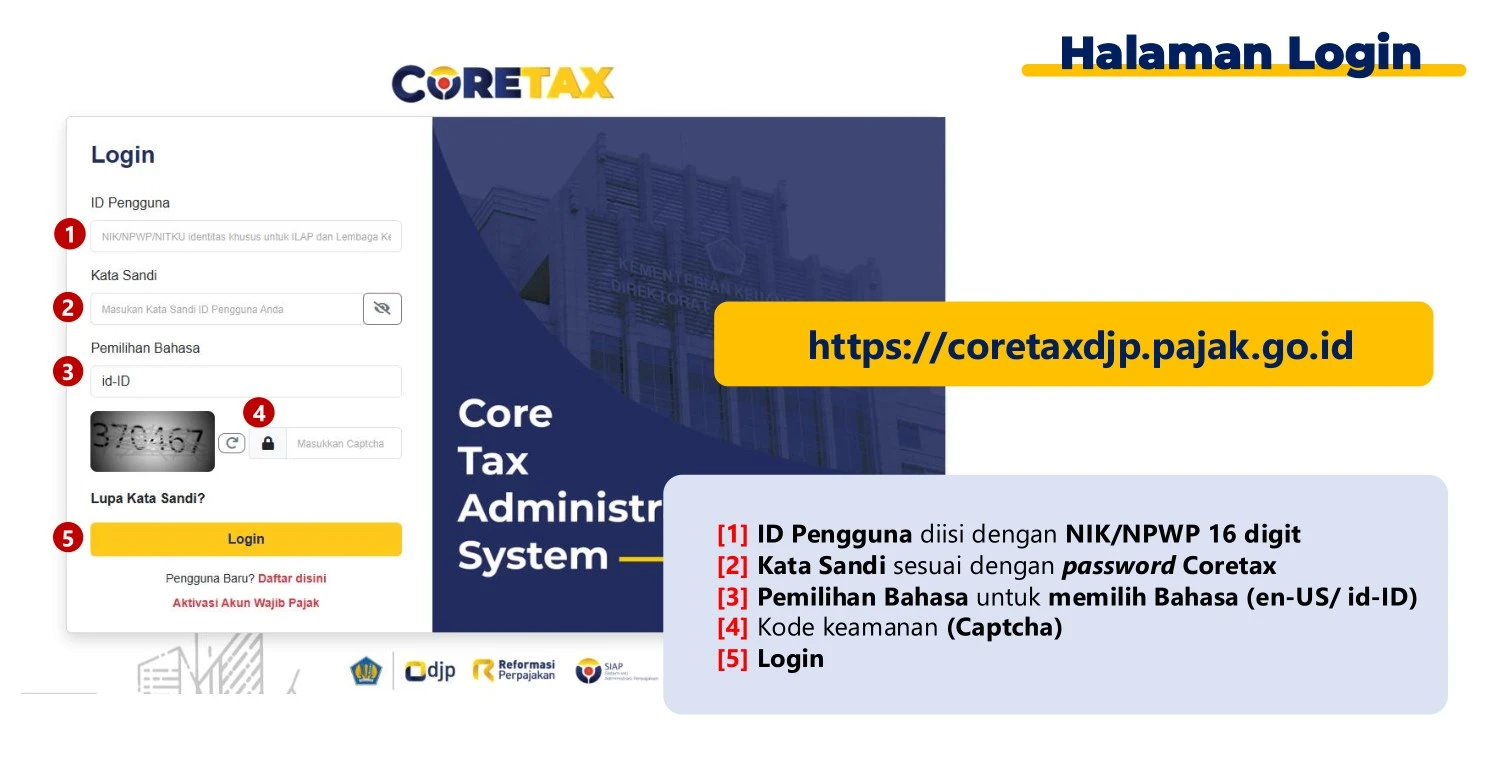 hal login coretax